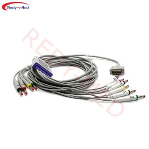 Fabrikant Medische Accessoires Bananenholter <span class=keywords><strong>10</strong></span> Lood Ecg <span class=keywords><strong>Ekg</strong></span> Kabels - Product Image 4