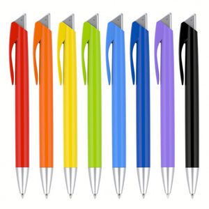 Bolígrafo de Plástico de Buena Calidad con Logotipo Personalizado, Impresión de Serigrafía, Diseño Creativo, Regalo Promocional para Estudiantes - Product Image 1
