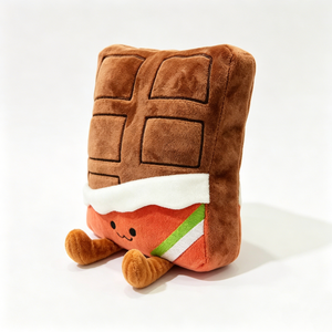 Peluche de sandía de chocolate personalizado, peluche híbrido de comida, lindo animal de peluche con forma de barra de chocolate, peluche de sandía - Product Image 3