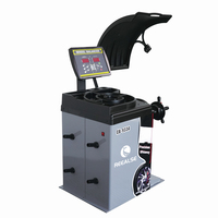 Équilibreuse de roues haut de gamme avec précision de 1g, diamètre de pneu max. 950 mm, positionnement automatique par détection de point, freinage électromagnétique