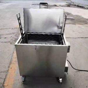 Tanque de Remojo Comercial de Acero Inoxidable de 350L, <span class=keywords><strong>Desengrasante</strong></span> Eléctrico con Elevación Opcional de 121~672L <span class=keywords><strong>para</strong></span> Limpiar Utensilios de Cocina y Rejillas de <span class=keywords><strong>Horno</strong></span>, Nuevo - Product Image 4