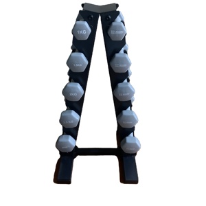 Tùy chỉnh màu lục giác quả tạ thiết lập cho sức mạnh cốt lõi đào tạo với Non-Slip Neoprene lớp phủ nhà phòng tập thể dục thiết bị tập thể dục - Product Image 3