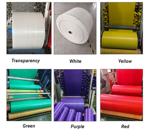 Tessuto in PP Giallo OEM RUIDING in Rotoli per Produzione di Teli Pacciamanti e Sacchi in PP - Product Image 2
