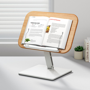 Feixiang usine YD-7 Table personnalisée pliante pliable cuisinier lecture réglable en bois porte-livre en bois support de support - Product Image 3
