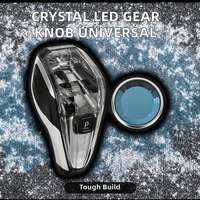 Pommeau de levier de vitesse de voiture ergonomique universel en ABS avec logo personnalisé, lumière LED RVB TAOYILE pour Mercedes Benz BMW pour Infiniti pour
