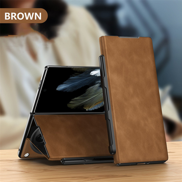 Luxury Nappa Stripe Flip Leather Pen Slot Case for One Plus Open 5G 1+open Full Protective Magnetic Book Stand Cover