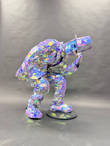 Traje <span class=keywords><strong>de</strong></span> Espejo Personalizado con Bloques <span class=keywords><strong>de</strong></span> Color para Adulto, Disfraz Masculino para Navidad, Halloween, Boda, Bar, Espectáculo - Product Image 1