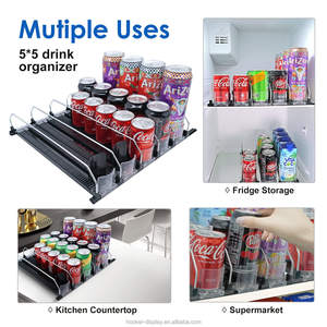 Plateaux de poussoir d'étagère de boisson poussoir automatique poussoir de bouteille de rouleau de supermarché poussoir de boisson - Product Image 5