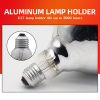 Lampe Chauffante Infrarouge Blanche Alvéolée Étanche pour Élevage 100W/150W/200W/250W, Ampoule Chauffage Couveuse Animaux, Éclosion Poulets Porcs