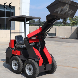 Vente directe d'usine Mini chargeuse compacte diesel Agriculture Ferme Petite chargeuse compacte sur roues Chargeuse compacte pour la construction - Product Image 3