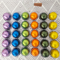 Distributeur de dosettes expresso en fil métallique noir, carrousel à 360 degrés, support organisateur pouvant contenir 30 Capsules