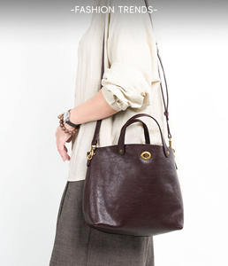 Bolso Tote de Cuero Genuino para Mujer con Asas Dobles, Piel de Vacuno de Grano Completo, Forro de Algodón Puro para Todas las Estaciones, Nuevos Bolsos de Hombro - Product Image 2