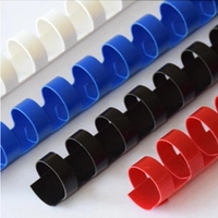 Peignes de reliure spirale en plastique 6 mm à 21 trous pour reliure de livres