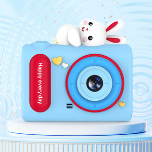 Cámara Digital LCD HD de 2.0 Pulgadas Nueva de Fábrica, <span class=keywords><strong>Color</strong></span> Azul con Funda de Silicona de Conejo, Cámaras para Fotografía - Product Image 3