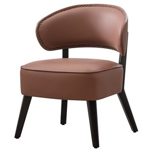 Modern <strong>Hotel</strong> Restaurant Dining Room Chair Faux Leather Living Room Chair Accent Chair