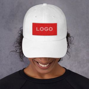 Gorras de Béisbol de Algodón de 6 Paneles de Alta Calidad con Bordado de Logotipo Personalizado, Protección Solar para Exteriores, Gorra Deportiva - Product Image 1