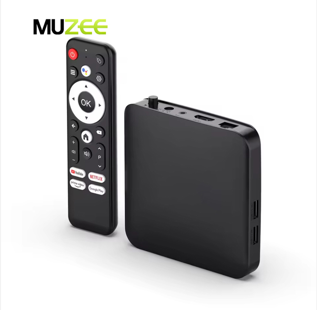 MUZEE S905 2g16g Amlogic Quad Core 2.4G/5GHz WiFi Ethernet 4K Android 14 OTT Android TV Box Private Mold