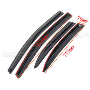 Nouvelles 4x déflecteurs de vitres de voiture pare-pluie, pare-soleil et pare-vent pour Honda Civic Berline 4 portes 2006-2011 - Product Image 5