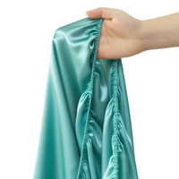 Alenhome Lunaria – Parure de lit 3 pièces en coton 100 % brodé avec taie d'oreiller et drap-housse respirant extra profond, taille King