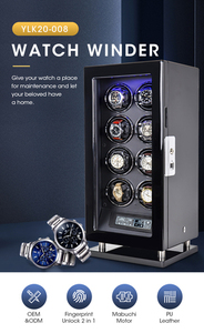 <span class=keywords><strong>Remontoir</strong></span> de montre de luxe automatique, avec télécommande intelligente, silencieuse, écran tactile, personnalisable, Support automatique - Product Image 2