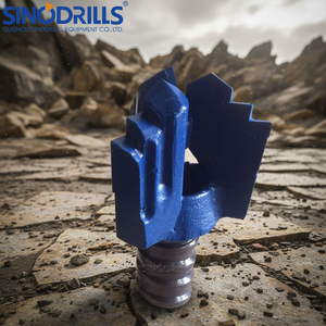 מקדחי סלע בקוטר 114 מ\\\"מ X חוט T51, 3 כנפיים, פנים מדורגות, 4 1/2 אינץ', מקדח גרירה - Product Image 2