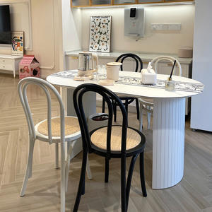 Chaise de <span class=keywords><strong>salle</strong></span> à <span class=keywords><strong>manger</strong></span> rétro en <span class=keywords><strong>rotin</strong></span> américain en bois massif pour la maison et le balcon Chaise B & B japonaise d'<span class=keywords><strong>occasion</strong></span> pour le mobilier de maison - Product Image 2