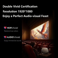 Projecteur portable OBE X7D Ultra 1080P Full HD 1700 CVIA Lumens Laser Auto Focus 4K WiFi Android 9 120Hz MEMC HDR
