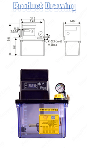 2L <span class=keywords><strong>petite</strong></span> pompe <span class=keywords><strong>hydraulique</strong></span> système de lubrification <span class=keywords><strong>centrale</strong></span> électrique 1L 2L pompe à engrenages à huile pour routeur cnc - Product Image 5
