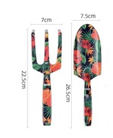 XFTOOLS OEM Ensemble d'outils de jardinage en alliage d'aluminium imprimé sur mesure avec truelle à main, cultivateur, sécateur - Garantie 1 an