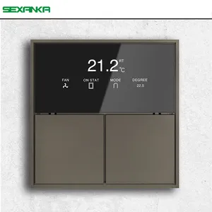 SEXANKA KNX EIB Factory Smart Home Automatic System Wall Switch Smart Temperature Controller Button Panel