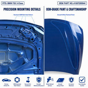 Capó de Motor para <span class=keywords><strong>BMW</strong></span> Serie 3 F30 F35 Sedán 2012-<span class=keywords><strong>2020</strong></span> 320i 328i 330i <span class=keywords><strong>335i</strong></span>, Usado, Original OEM 41007290944, Repuesto - Product Image 4