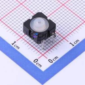 UK-B02128-G5 Tactile Switch Through hole Component (THT) Switch Single Pole Single Throw Round Button Through Hole 8.4mm - Product Image 1