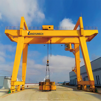 Grue à portique de levage de bateau de 100 tonnes personnalisée avec grue à portique Monorail Trolle 10 tonnes