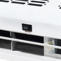 Rideau d'air à moteur sans balais 90 cm 60 Hz, débit d'air élevé, qualité industrielle avec coque zinguée pour hôtels, garantie 3 ans