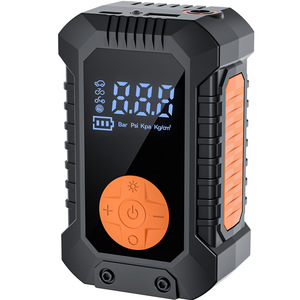 미니 무선 플라스틱 타이어 공기주입기 150PSI 고출력 22L/MIN 3600mAh 에어 컴프레서 디지털 압력계 보조배터리 기능 - Product Image 6