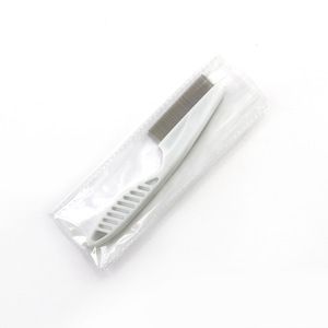 Pettine Ecologico Semplice in Acciaio Inossidabile con Manico in Plastica per Cani, Gatti e Piccoli Animali - Rimuove Pulci, Pidocchi e Zecche, Elimina il Pelo - Product Image 2