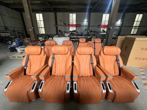 <span class=keywords><strong>KIA</strong></span> Carnival Luxury Aero Seat Primera clase 12V Asiento de coche eléctrico Reposapiés ajustable Cuero transpirable-PVC PU Vito Alphard - Product Image 6