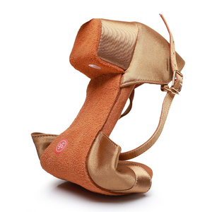 Chaussures <span class=keywords><strong>de</strong></span> <span class=keywords><strong>danse</strong></span> latine en satin à bride en T pour enfants, chaussures <span class=keywords><strong>de</strong></span> <span class=keywords><strong>danse</strong></span> <span class=keywords><strong>de</strong></span> salon Tango pour filles - Product Image 6