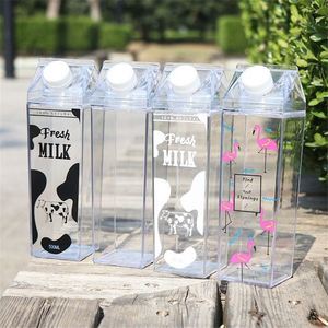 Vente en gros de bouteilles d'eau en carton carré transparent imprimé de 500 ml (17 oz) pour la mode - Product Image 1