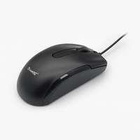 Mouse Ottico USB Cablato M-007U, 3 Pulsanti, Ergonomico 3D con Rotella di Scorrimento per Laptop, Desktop e Ufficio
