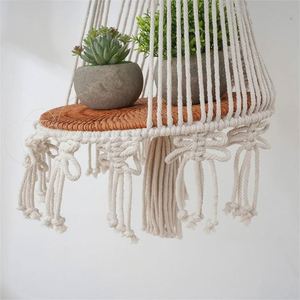 Jardinières <span class=keywords><strong>pour</strong></span> terrasses à accrocher <span class=keywords><strong>Pot</strong></span> de fleur de noix de coco automne paniers suspendus Pots Camping grand support de plantes d'extérieur noir - Product Image 4