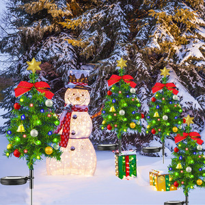 Decoración Navideña Solar para Árbol de Navidad, Resistente al Agua, para Jardín Exterior, Adorno Festivo, Oferta de Invierno 2027 - Product Image 4