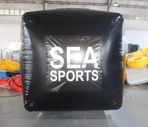 Tùy chỉnh PVC Inflatable Cube phao nước thể thao hình vuông phao cho bơi đua Inflatable phao đánh dấu - Product Image 4