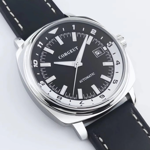 Reloj Mecánico Automático Corgeut con Movimiento NH35 de 42 mm, Correa de Acero, Correa de Cuero, Cristal Mineral, Resistente al Agua para Hombre - Product Image 5