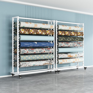 رف عرض عالي الجودة مخصص للسجاد والبطانيات والأقمشة مع شعار مخصص لغرف العرض - Product Image 4