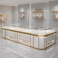 Vitrine de présentation de montres et bijoux en or, sur mesure, durable, de haute qualité, pour jade et émeraudes, comptoir commercial en verre, pour pâtisserie