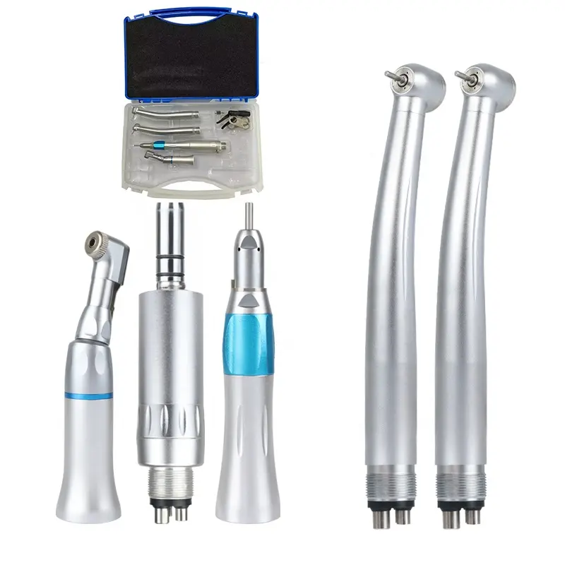 Set di Handpiece dentale da 2 pezzi normale ad alta velocità e Kit di Handpiece esterno a bassa velocità