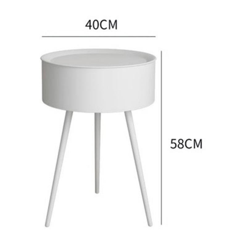 สีขาวบริสุทธิ์ (เส้นผ่านศูนย์กลาง 40 ซม. x สูง 58 ซม.)