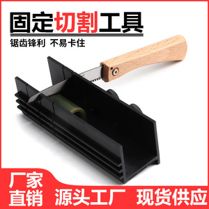 Herramienta de corte fija para fundición de joyas, mango de madera, forma rectangular, cortador de cera DIY - Product Image 3