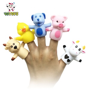 Trẻ Em Đồ Chơi Con Rối Ngón Tay <span class=keywords><strong>3</strong></span> + Nhựa Giáo Dục Mini Trang Trại Động Vật Cho Trẻ Em PVC Trẻ Em Ngón Tay Con Rối Búp Bê Đồ Chơi - Product Image 3